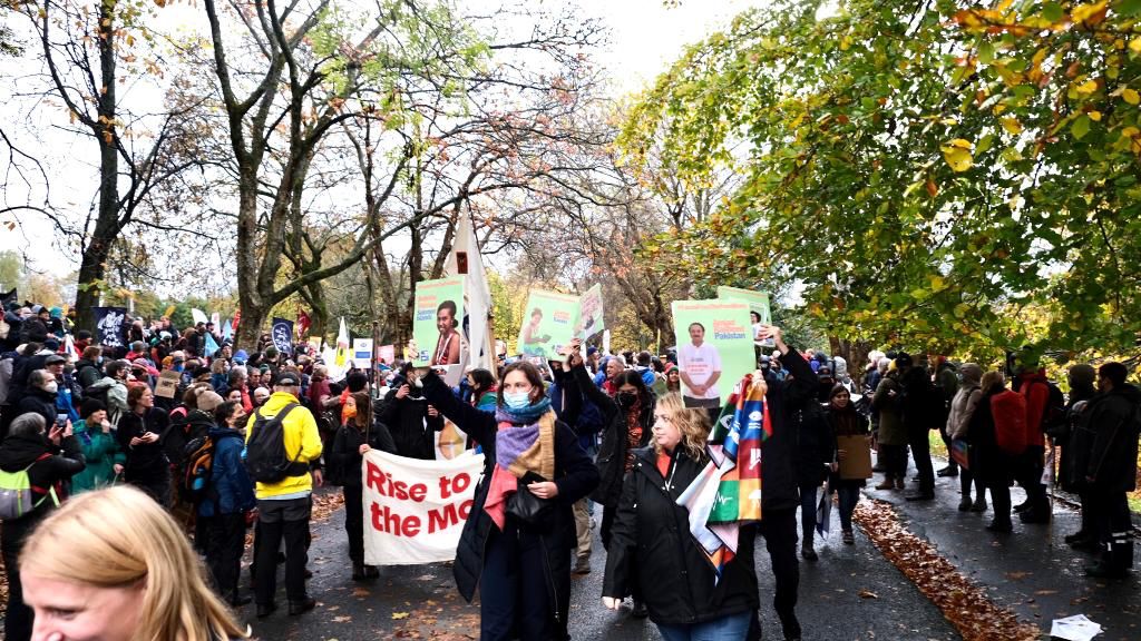 SDGaction's tweet photo. Our #COP26 highlights!
1️⃣ Global day of action march #facesfromthefrontlines
2️⃣ Launching #InsiemepergliSDG in Cremona @ItalyMFA @cooperazione_it
3️⃣ #COPInnovationHub with @qatar_fund @astrosamantha @esa_eo @jeanbetrand_
4️⃣ #FlipTheScript at Common Ground Festival @fiiSorg https://t.co/M8vlKu2hdZ