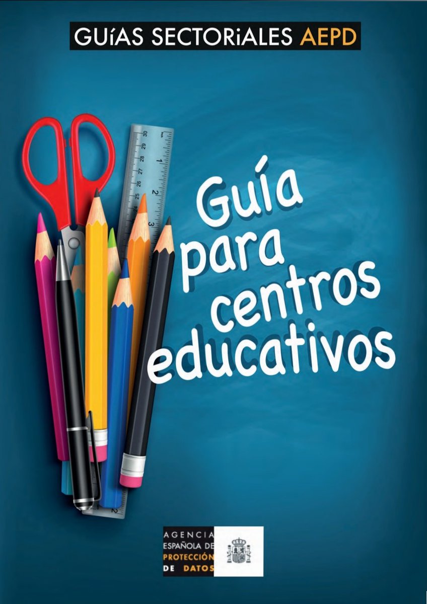 Si eres docente y compartes en las redes  trabajo que incluye imágenes de tu alumnado te recomiendo leer antes  la "Guía para centros educativos" de <a href="/AEPD_es/">Agencia Española de Protección de Datos</a>  Capítulo V, va a solucionarte muchas dudas. 
👉aepd.es/es/documento/g…