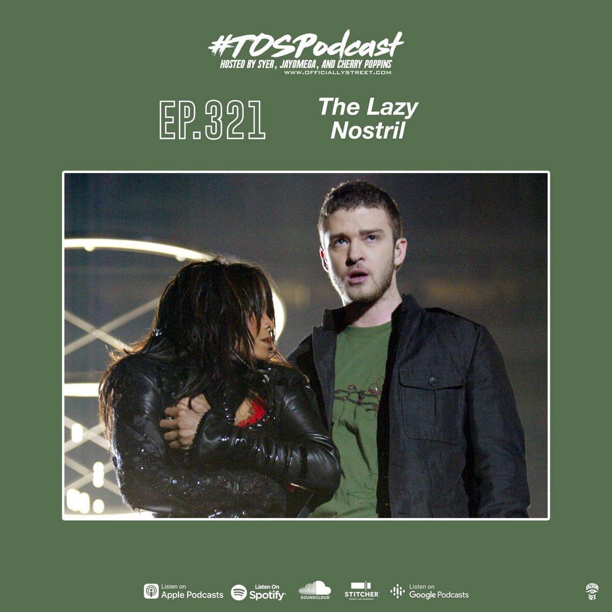 TOSPodcast_SO's tweet photo. #TOSPodcast321
The Lazy Nostril
We spoke about a lot this episode, but mainly #NippleGate - since FX/Hulu is releasing special on it next week.
https://t.co/OK1UvXzbqI
https://t.co/7Wqeezozmn
#TOSPodcast #WatchYourLife #ESSO #ESSOFridays #PodernFamily #PodsInColor https://t.co/2nCbGGUcbF