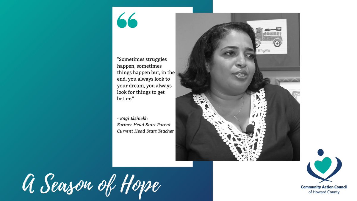 HoCoCAC's tweet photo. After immigrating to the USA, Engi was able to enroll her kids in #HoCoHeadStart. The program was so impactful, she decided that she wanted to give back to the program that gave her so much & now works at CAC! 💲Donate so more children can dream big! https://t.co/MUvod5C56D https://t.co/vLCSytMZdY