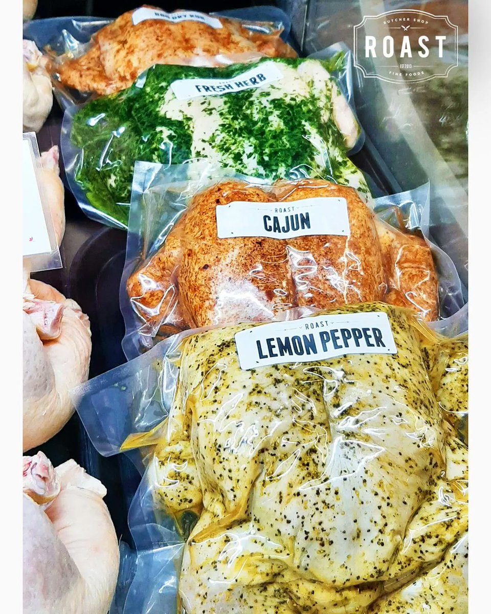 RoastButcher's tweet photo. Our chicken comes from a co-op of small Ontario farms, and is antibiotic and hormone free! Pick up a marinated chicken and a few sides for a quick & easy dinner. 😎
#roastbutcher #ontariochicken #stclairwest #foresthilltoronto #supportlocaltoronto #torontocooks #torontobutcher https://t.co/Ak8bMOMwqb