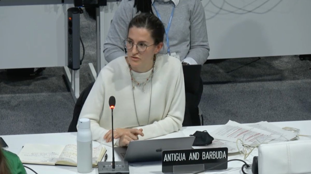 #SIDS are always the ones who are asked to compromise our interests in order to reach consensus. These are not just words that we are conceding, it is our lives, livelihoods and our future. We will not leave <a href="/COP26/">COP26</a> without assurances that our calls have been heard and addressed.