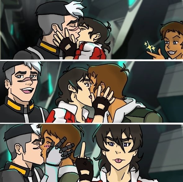 Darth_Zuul's tweet photo. The original ------> the fanart
#vld #Voltron #shiro #keith #lance #shklance https://t.co/nK6aXtU5U8