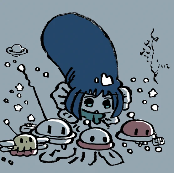 #毎日造物大女王さま 銀河膝栗毛してる連中 