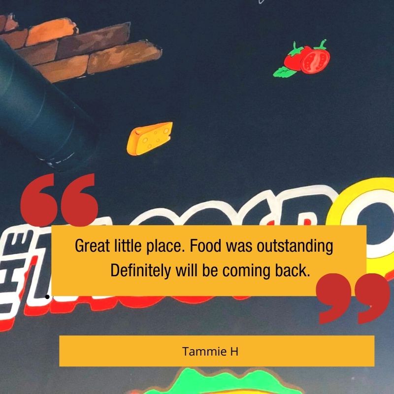 Thanks for the #5StarReview, Tammie! 😄 Don’t forget to leave your own review of our awesome food! bit.ly/3EbBTWL