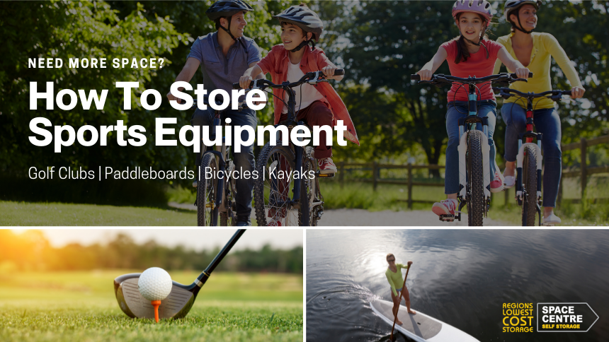SpaceCentreLtd's tweet photo. To help you keep your summer sports equipment in good condition until next season, whether it’s golf clubs, paddleboards or bicycles, follow our simple storage tips right here ~ https://t.co/doWoDdM6pW
#sportsequipment #storagetips #golfclubs #paddleboards #bicyclestorage https://t.co/2rovKOxKbX