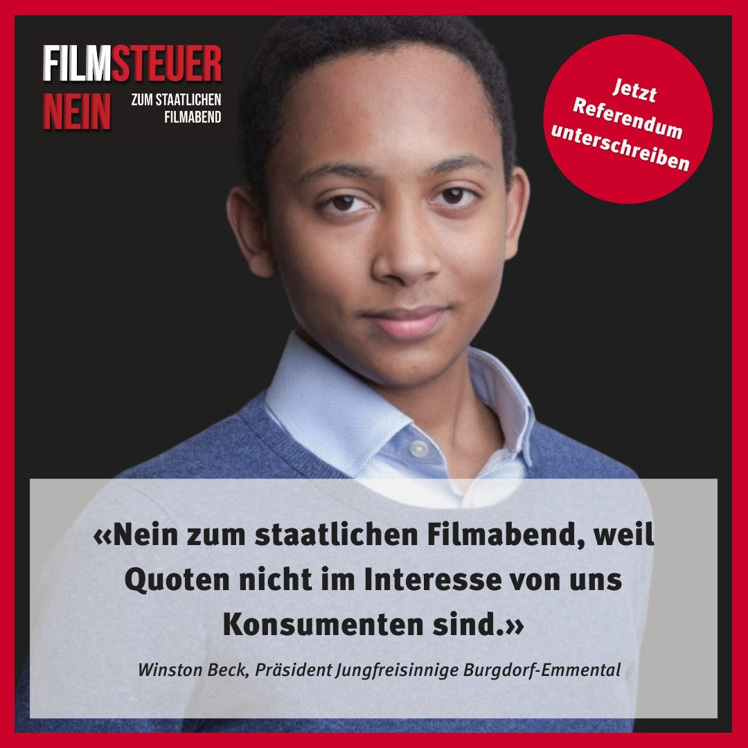 Höhere Gebühren für den Streaming-Dienst 🤡? Gar kein Bock. 
#Referendum #LexNetflix