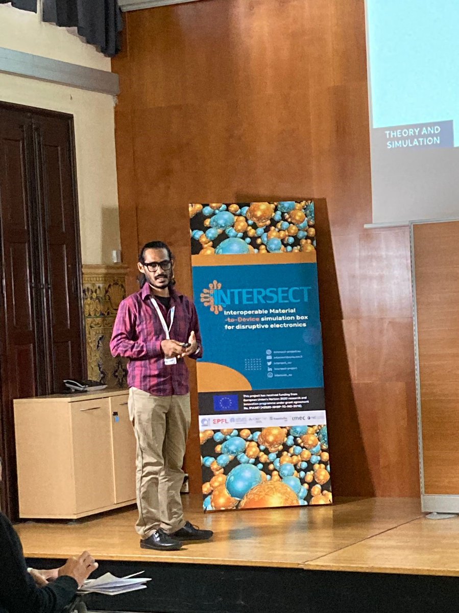 intersect_eu's tweet photo. We should study #abinitio transport "... to understand the #physics in a parameter-free way and for its many applications", says Nakib Protik, a skilled #youngscientist from @ICN2, while introducing the free #elphbolt code in the last speech of our #intersectworkshop. https://t.co/YtCKVKRjPG