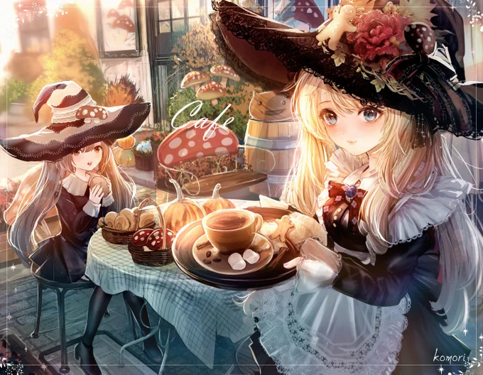 「 魔女の町の喫茶店 」
魔法のココアはいかがですか?
#貴方の世界観を詰め込んだ作品を見せてください 
#絵 #みんなで楽しむTwitter展覧会 