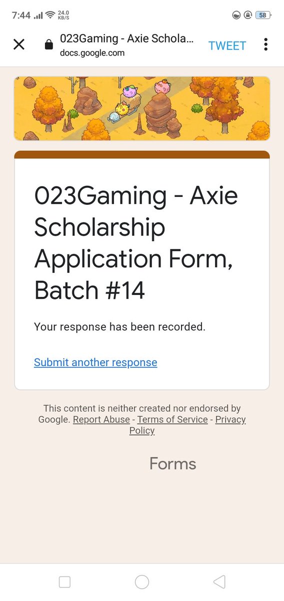 GenalynAlbarico's tweet photo. @023_Gaming Yehey,finished filling out the form sir Hein.I hope i'm the one of your lucky scholar this coming Nov 14😊 https://t.co/8KTEDJwNTh