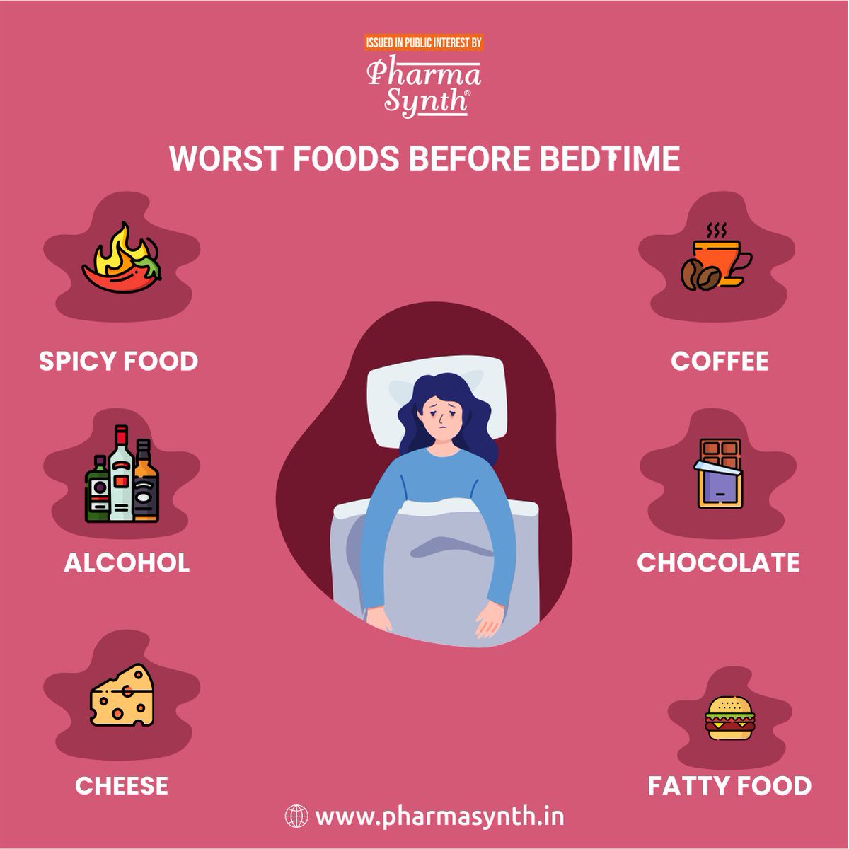 pharma_synth's tweet photo. The worst disruptors include spicy foods, meals low in fiber, and junk with lots of sugar and saturated fat.
https://t.co/9kMn8Q5ZfN
#healthcare #PharmaSynth #healthydiet #healthiswealth #healthtips #healthbenefits #healthylife #diet #healthyfats #fatloss #sleep #healthysleep https://t.co/rrdsPS7Npy