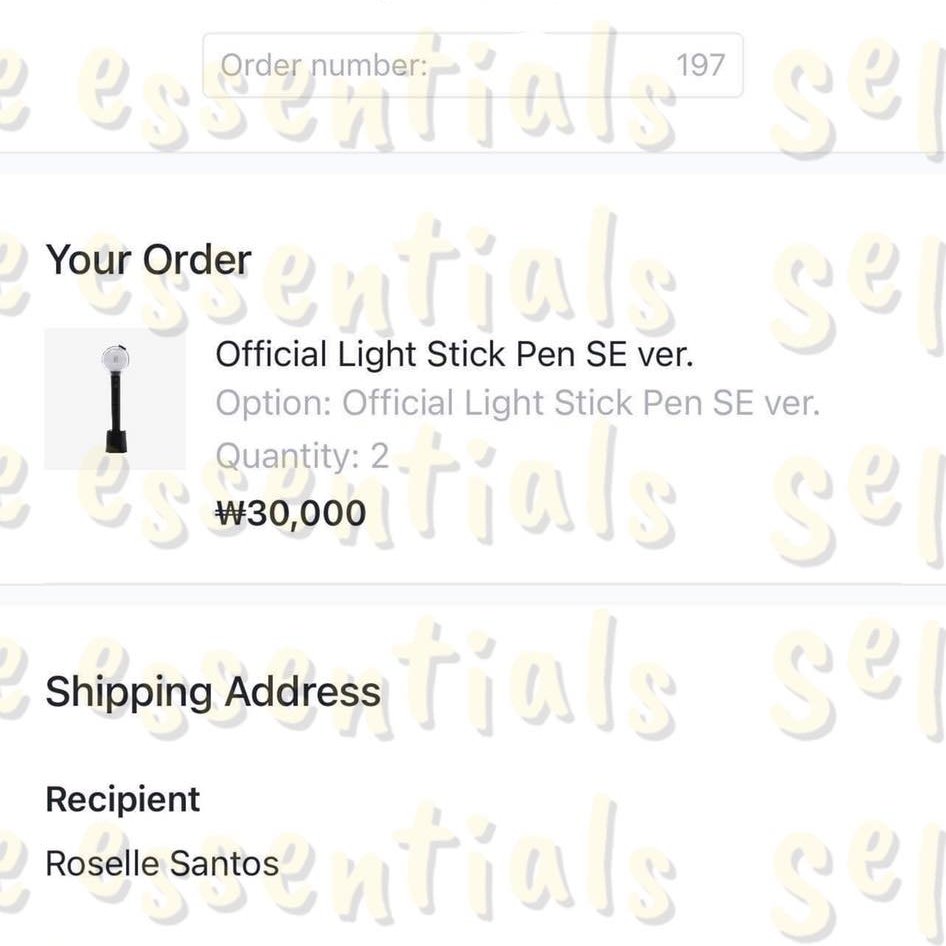 selleessentials's tweet photo. #SELLEPROOFS
6 pieces BTS lighstick pen secured ! ✅ https://t.co/4fAkr69CFC