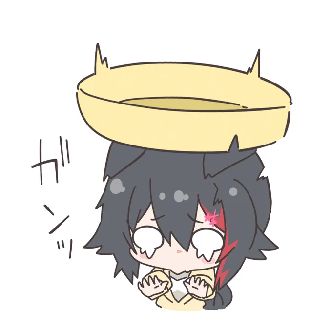#みおーん絵 
#ミオかわいい 

痛そう… 