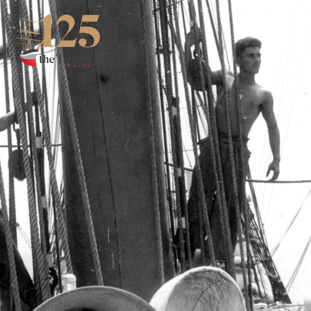 The_Tall_Ship's tweet photo. 1959– Galatea became a shore-based ship at Ferrol and provided young men with the opportunity to learn about rigging and the maintenance of a ship. The ship was finally retired from service in 1979. Learn more https://t.co/wdvib8pOMc
#shipshapeforchange #glenlee125 #powerofsail https://t.co/9Y3V7rJRqg