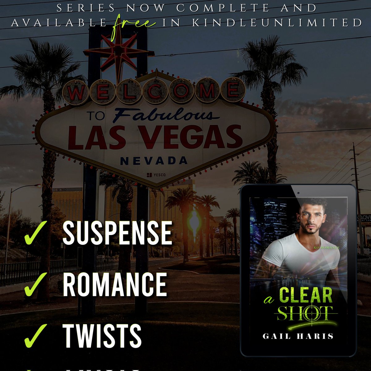MeganLovesToRe1's tweet photo. A CLEAR SHOT - AVAILABLE NOW
#AClearShot by @GailHaris
#AClearShotRelease #GailHaris
#RomanticSuspense #KORomanceSeries
#Buy https://t.co/I3Vfnzvj2k
#Ch1 https://t.co/YzNIM1MvtK
#HostedBy @TheNextStepPR https://t.co/ARJFYhSxmN
