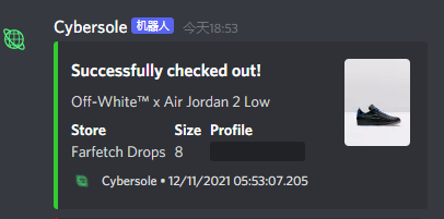 S/O
Groups: <a href="/Goodfellas_Club/">Goodfellas</a> 
Bot : <a href="/Cybersole/">Cybersole</a>
Proxy: <a href="/Rainbow_Proxy/">RainbowProxy</a>