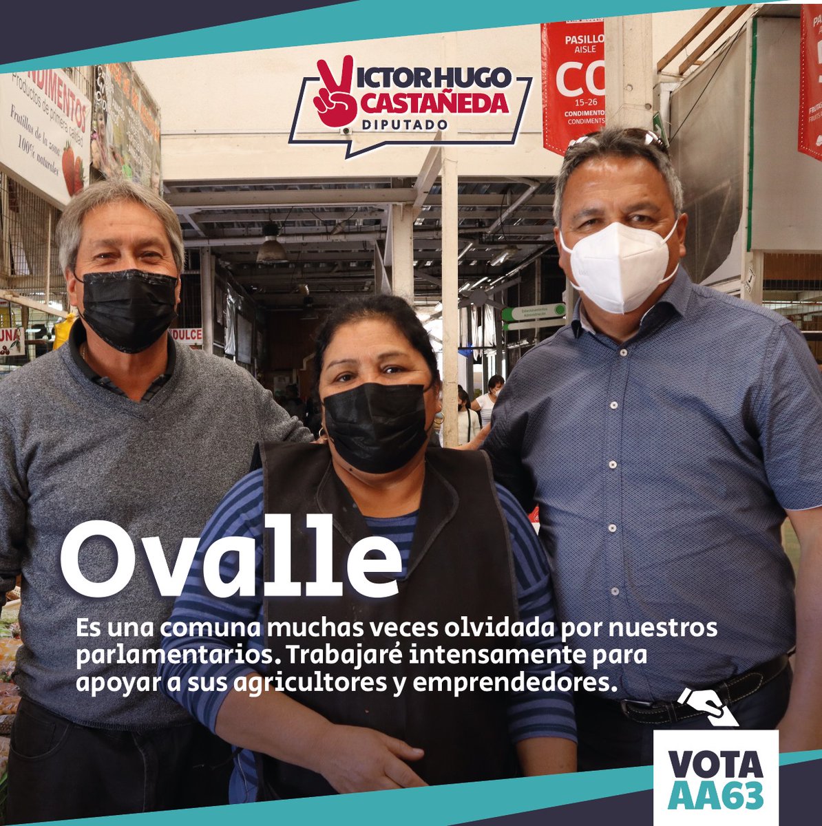 Ovalle es una comuna muchas veces olvidada por nuestros parlamentarios. Trabajaré intensamente para apoyar a sus agricultores y emprendedores.

#CastañedaDiputado #Ovalle #HablemosClaro