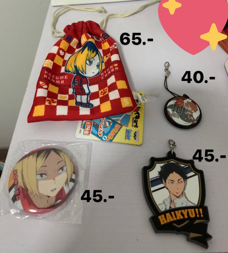 SunShine21SHOP's tweet photo. #สัญชัยพร้อมส่ง 

ราคาตามรูป 

ค่าส่ง 30/50
dmเพื่อจอง
#ตลาดนัดไฮคิว https://t.co/sLnAEGr1Hx