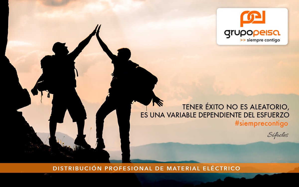 ¡El ÉXITO solo se consigue con el esfuerzo de TODOS! 👏🏽
En <a href="/grupo_peisa/">Grupo Peisa</a> formamos un equipo dispuesto a alcanzar el #éxito, siendo conscientes de que es necesario el trabajo conjunto, el tesón y las ganas de conseguirlo! 💪🏼💪🏼

#FelizViernes 
#siemprecontigo