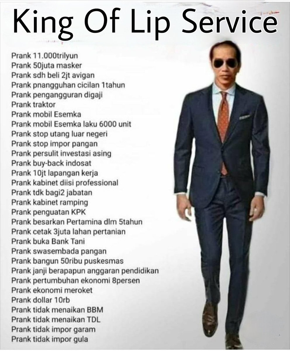 dihatiMU____'s tweet photo. @jokowi Pencitraan haram 
Nge prank pake pencitraan dah ga mempan min ! https://t.co/LC0VChA35a