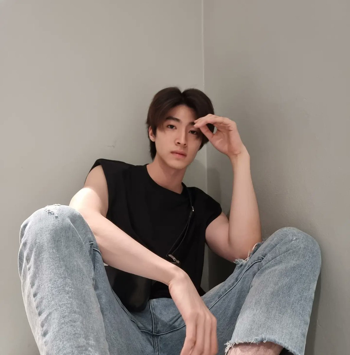 DiabPink's tweet photo. 🖤🤍
#BlueFluke
#เจ้าแก้มก้อน 
#fluke_natouch https://t.co/BzV4C1J2lX