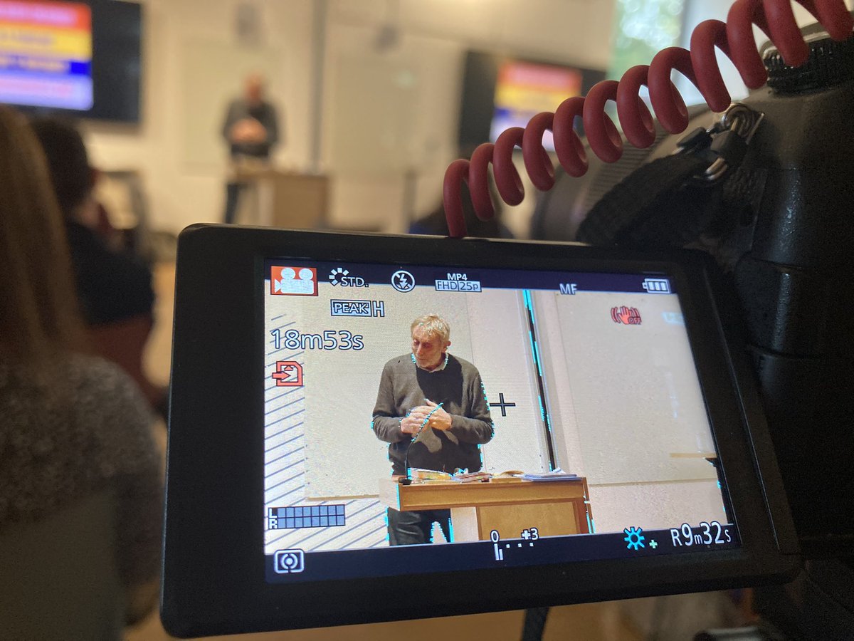 stchCARE's tweet photo. “The best thing about poetry is you don’t need to answer the questions,” quips @MichaelRosenYes at our #FacingDeathCreatively conference https://t.co/CREO1uwCmu