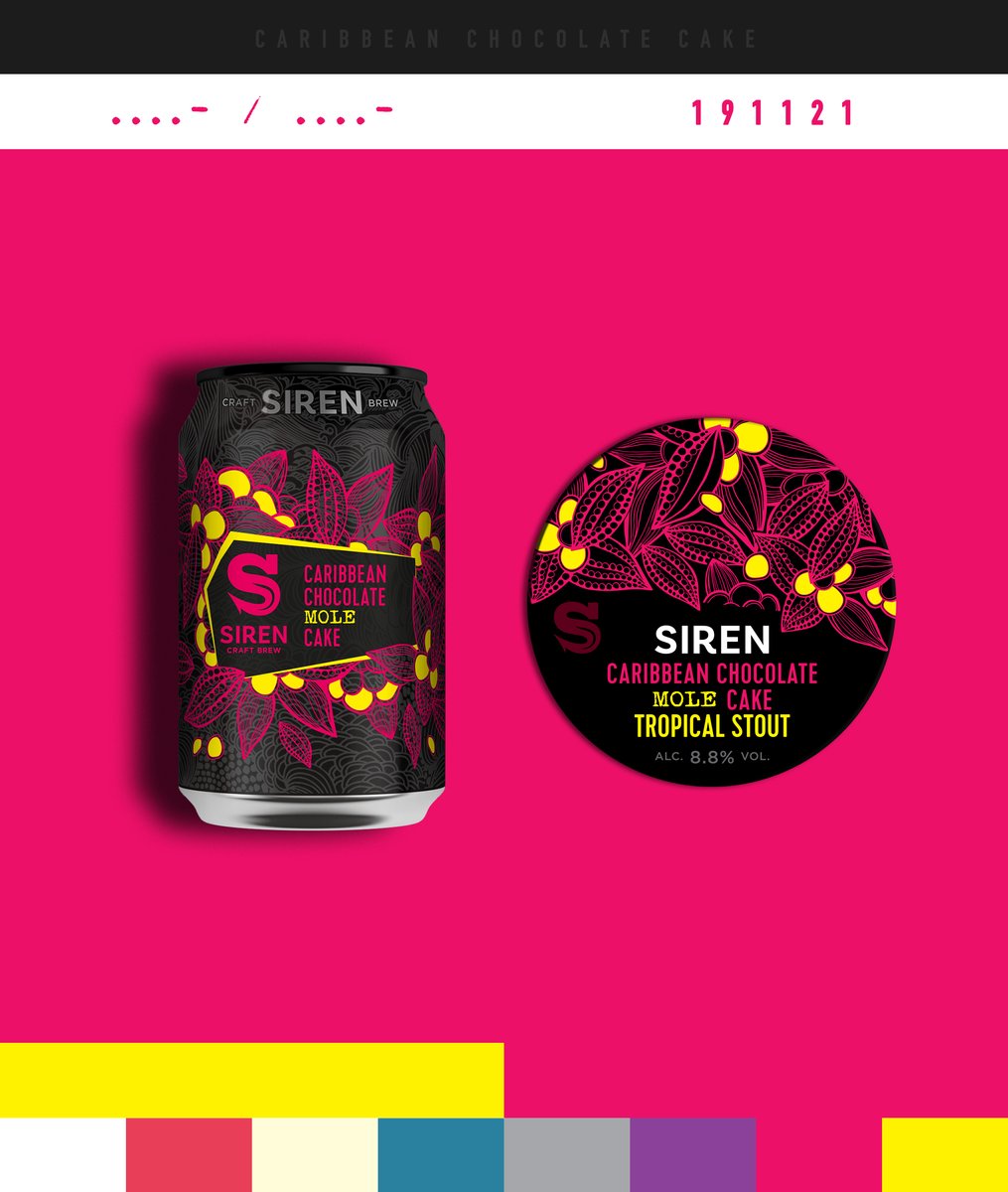 🌶️  Introducing your 4th and final variant of these year's CCC lineup... CARIBBEAN CHOCOLATE MOLE CAKE 🌶️ 

Don't forget to head to the link below for more details, to find a launch venue, or to sign up to the mailing list for early access online! 

sirencraftbrew.com/ccc