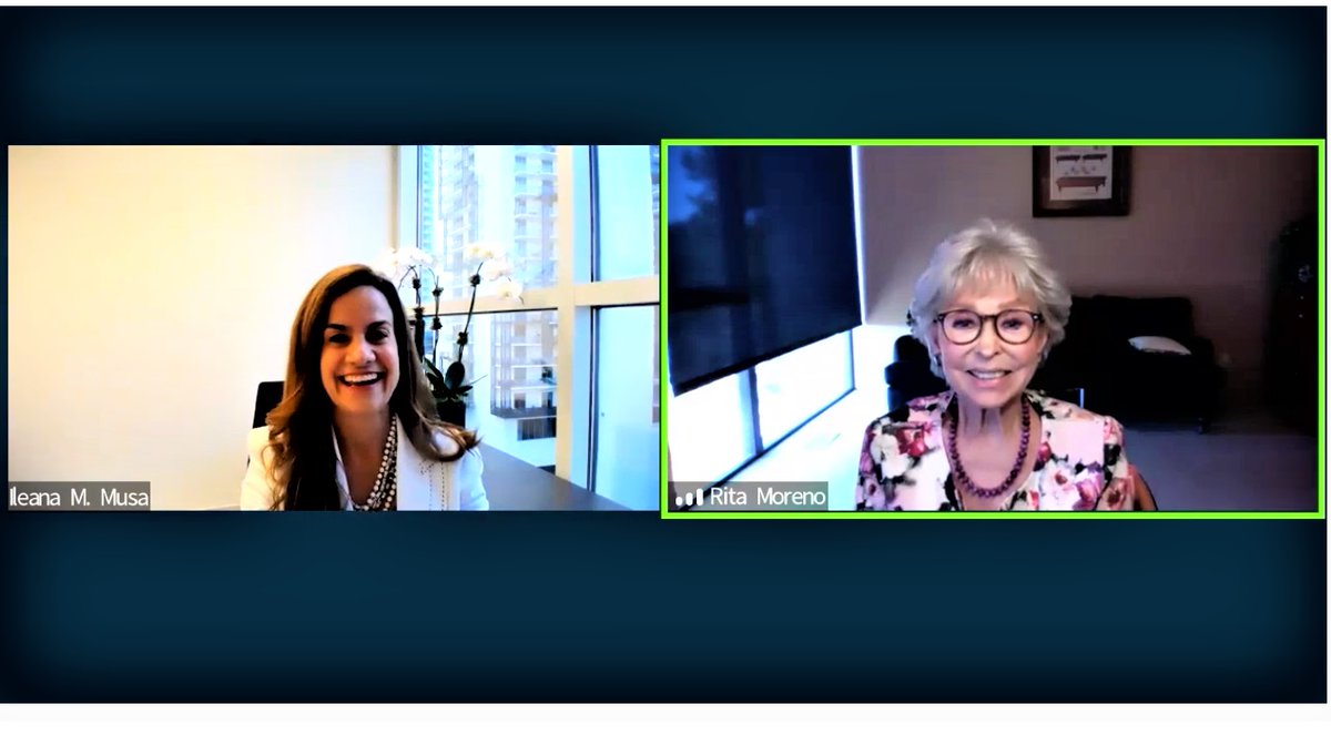 MorganStanley's tweet photo. @TheRitaMoreno joined our U.S. Banks Black &amp; Latino Employees for Networking &amp; Development group and Ileana Musa, U.S. Banks Head of International Banking &amp; Lending, earlier this month to discuss her career, lust for life and the need for increased diversity in entertainment. https://t.co/cdt5718qTl