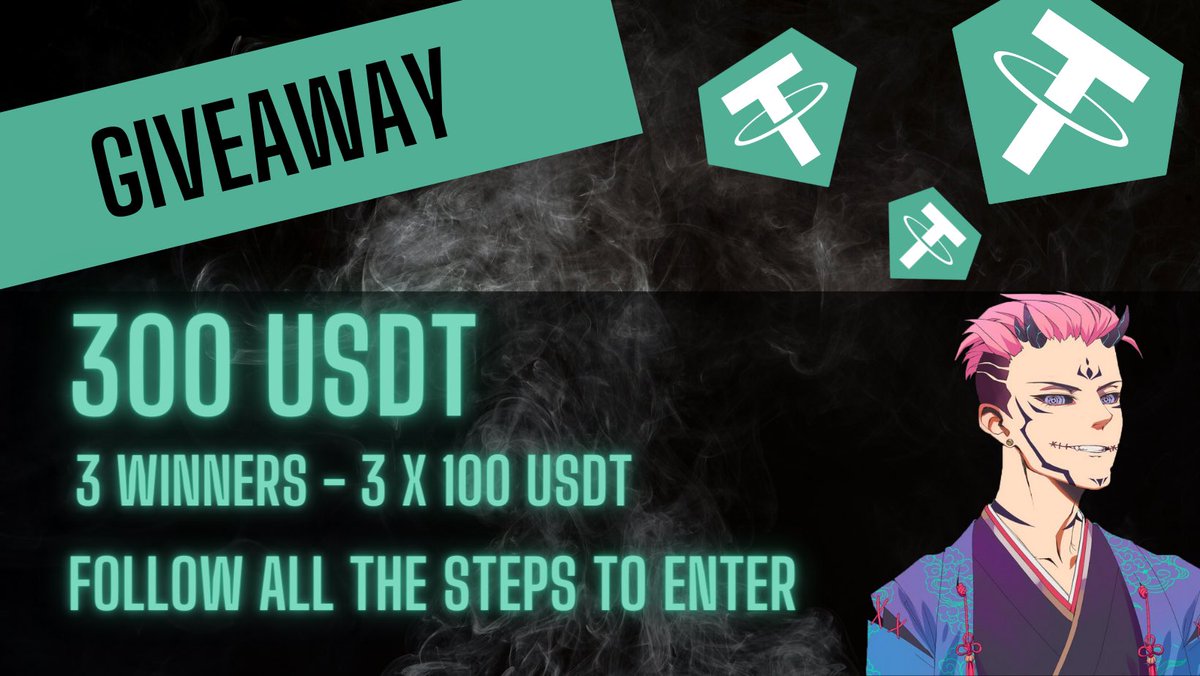 I love the fact that now, after a shit ton of hard work, I’m in the position to give back to my community🖤

So..
$100 worth of $USDT to three lucky winners🕹 

To enter:

➡️ Follow, Retweet &amp; Like🗡

And, just for fun, comment with what would you buy with that money and why⬇️