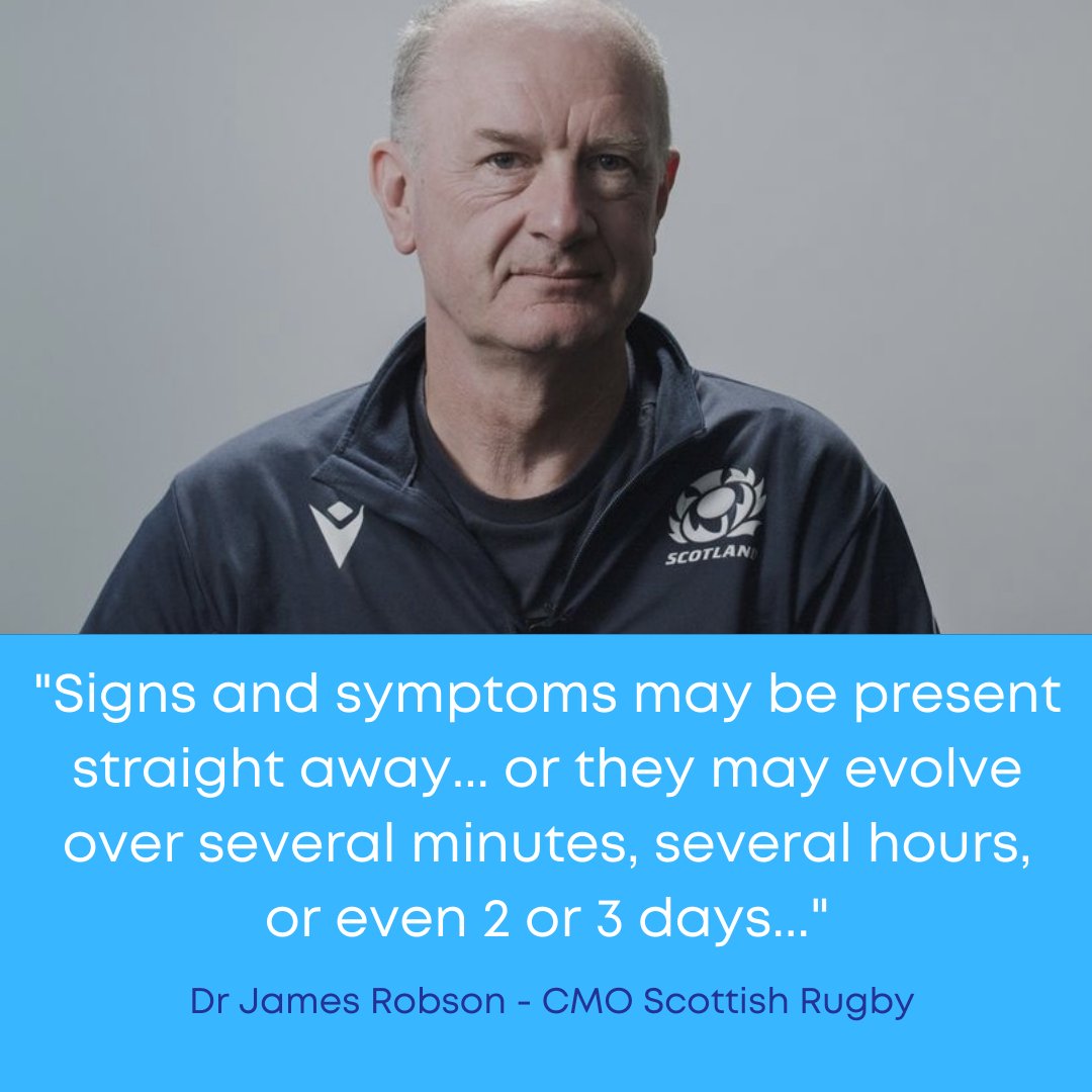 concuss_edu's tweet photo. The signs and symptoms of #concussion may not be present straight away. They can evolve over time. It's important to monitor for any signs and symptoms after a potential incident and respond accordingly - #IfInDoubtSitThemOut

#sport #activity #brainhealth https://t.co/zZVze2Ce6X