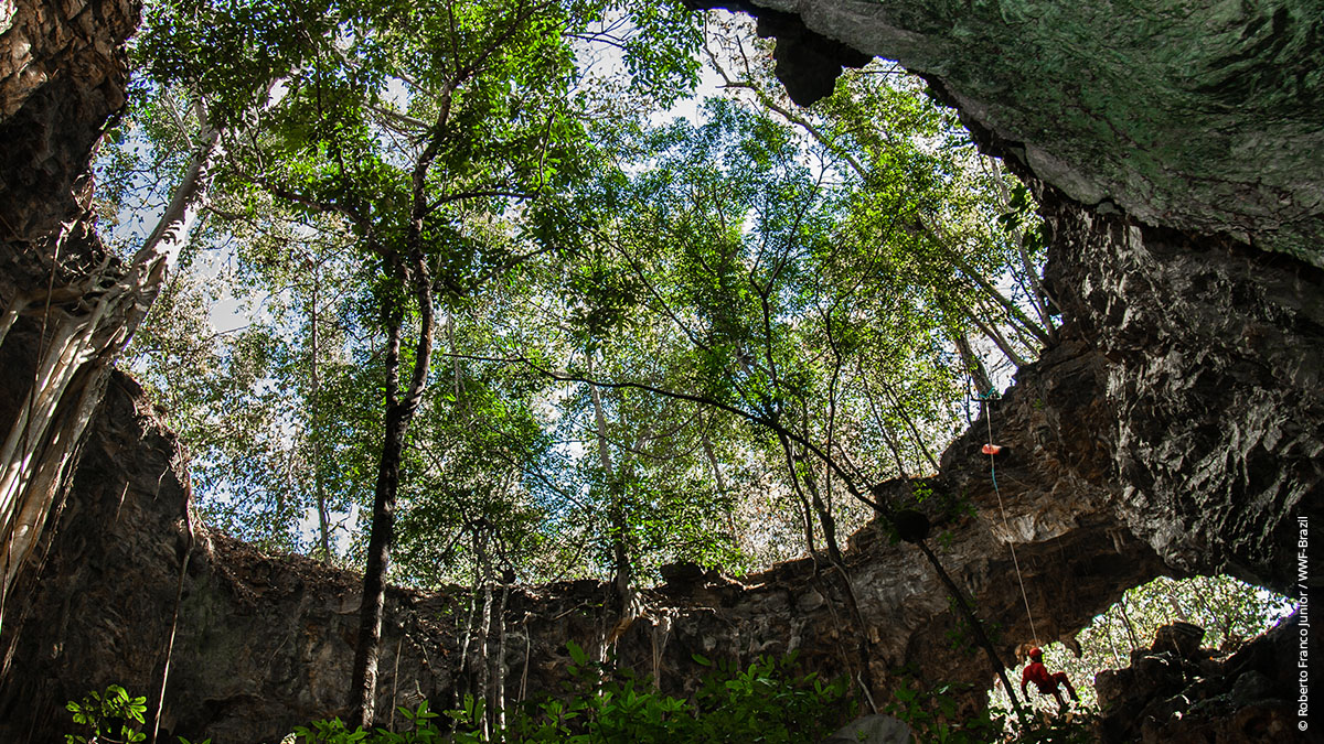 A cave in Nobres, Mato Grosso, Brazil