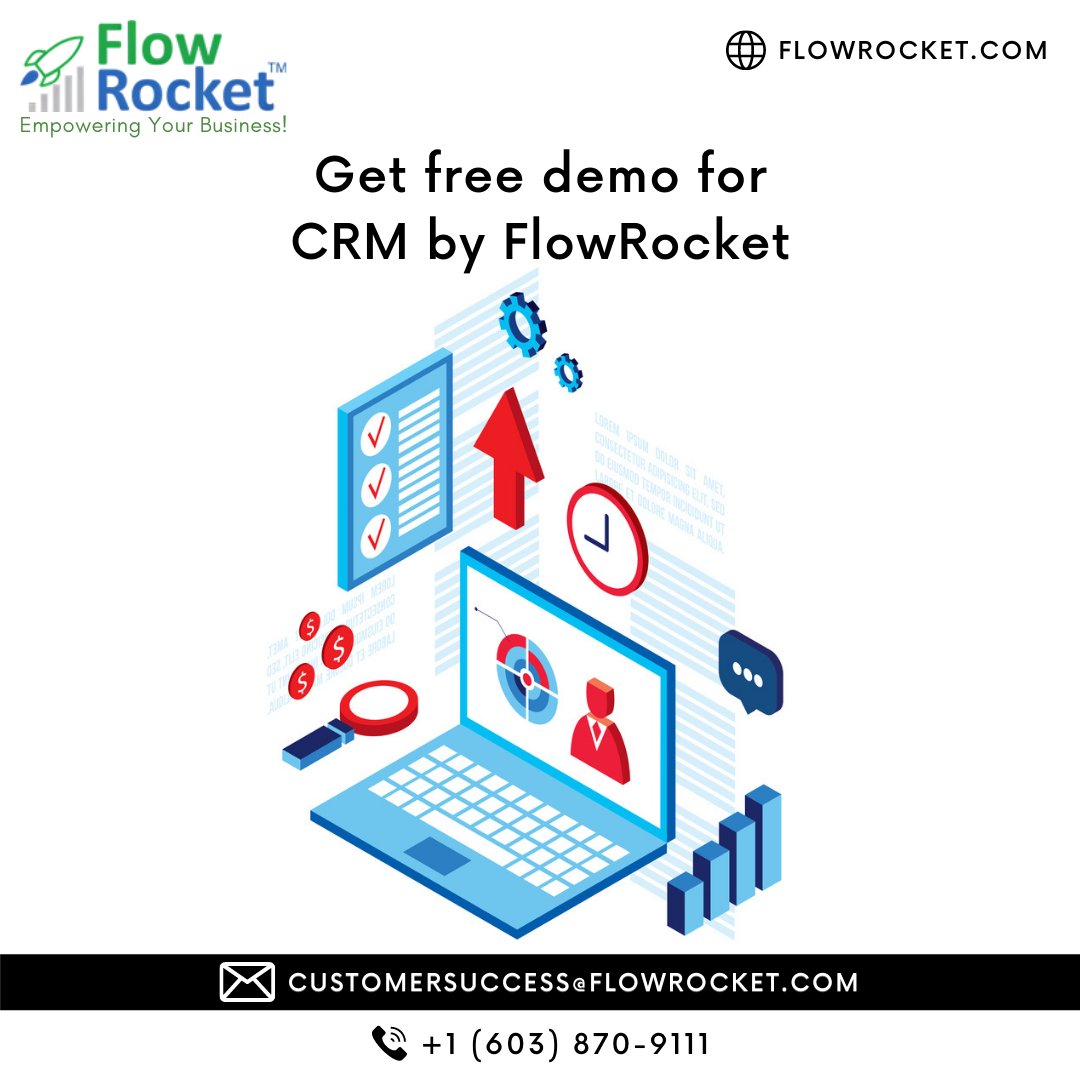 Iamflowrocket's tweet photo. Manage Leads, follow-ups and establish smooth workflow that helps business run flawlessly.
call for a free demo on +1 (603) 870-9111.
For more information visit https://t.co/LD3mitshhg
#crm #crmsoftware #FlowRocket #crmservice #onthego #business #services #Software https://t.co/ogOrGrea8B