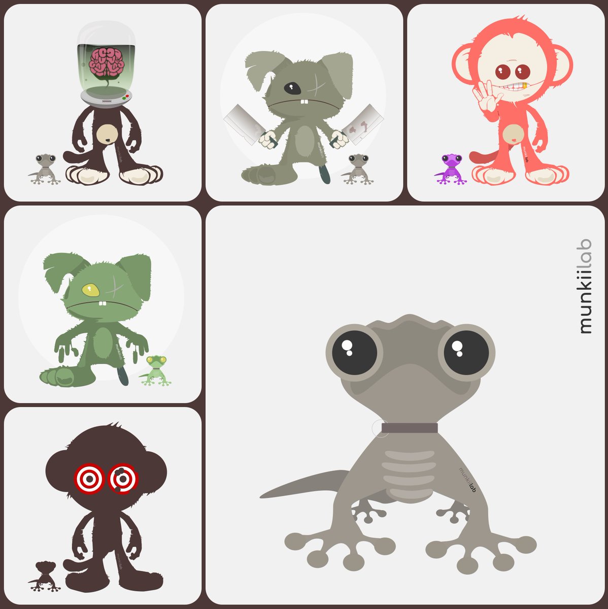 munkiilab's tweet image. The rare genesis designs 'with geckoo' created for each collection will be gifted to @munkiilab followers and retweeters when collections are released on @nftiota.

Just retweet lots of posts and follow @munkiilab, it’s that simple!