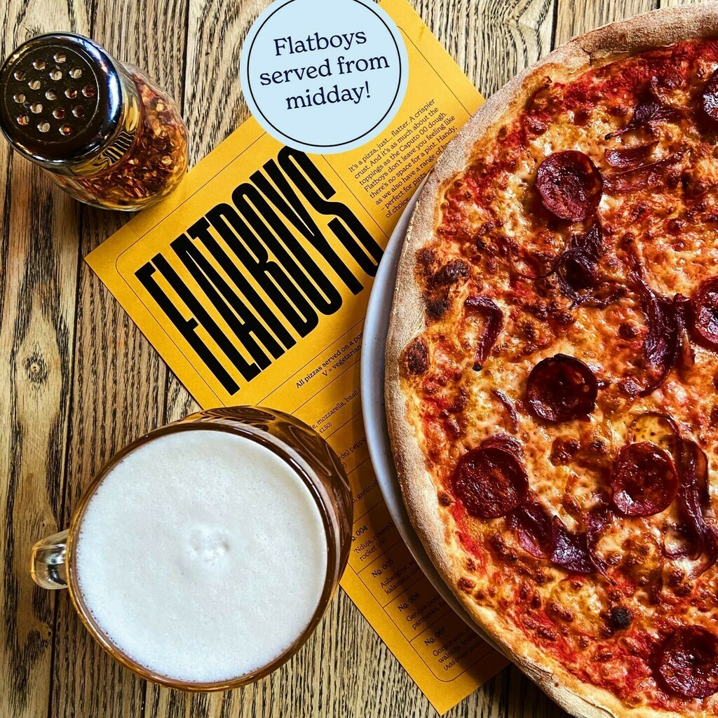 Fridays = Flatboys. Open from midday today for Pizza, pints and all the rest!⠀
_⠀
_⠀
>>> Follow  @FlatboysPizza <<<Fridays = Flatboys. Open from midday today for Pizza, pints and all the rest!⠀
_⠀
_⠀
>>> Follow  @FlatboysPizza <<<