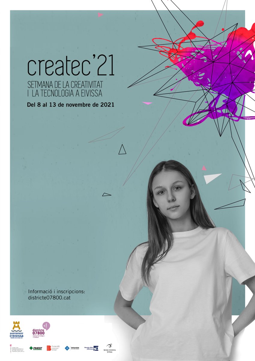 Districte07800's tweet photo. 💻 Los jornadas Createc´21 se podrán ver en directo el día de hoy en este enlace. 👉🏻 https://t.co/WkT2wmecTz
#createc21 
@Districte07800
@ajeivissa
@AitorMorras https://t.co/vHdLoufuPV