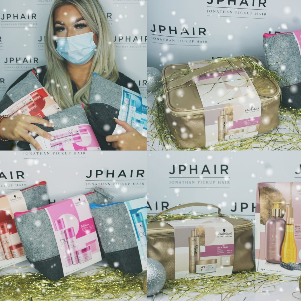 jonathanpickuph's tweet photo. Xmas fast approaching,,, we have xmas packs available,, schwarzkopf shampoos,, oils,, in a combos,,with  trendy toiletry bags to suit,, looks great for stock fillers,,,,  just pop into salon if you need one,,, but are going quick🎄✂️🎄✂️🎄✂️ #jonathanpickuphair #schwarzkopf https://t.co/YaBN8CHQnc
