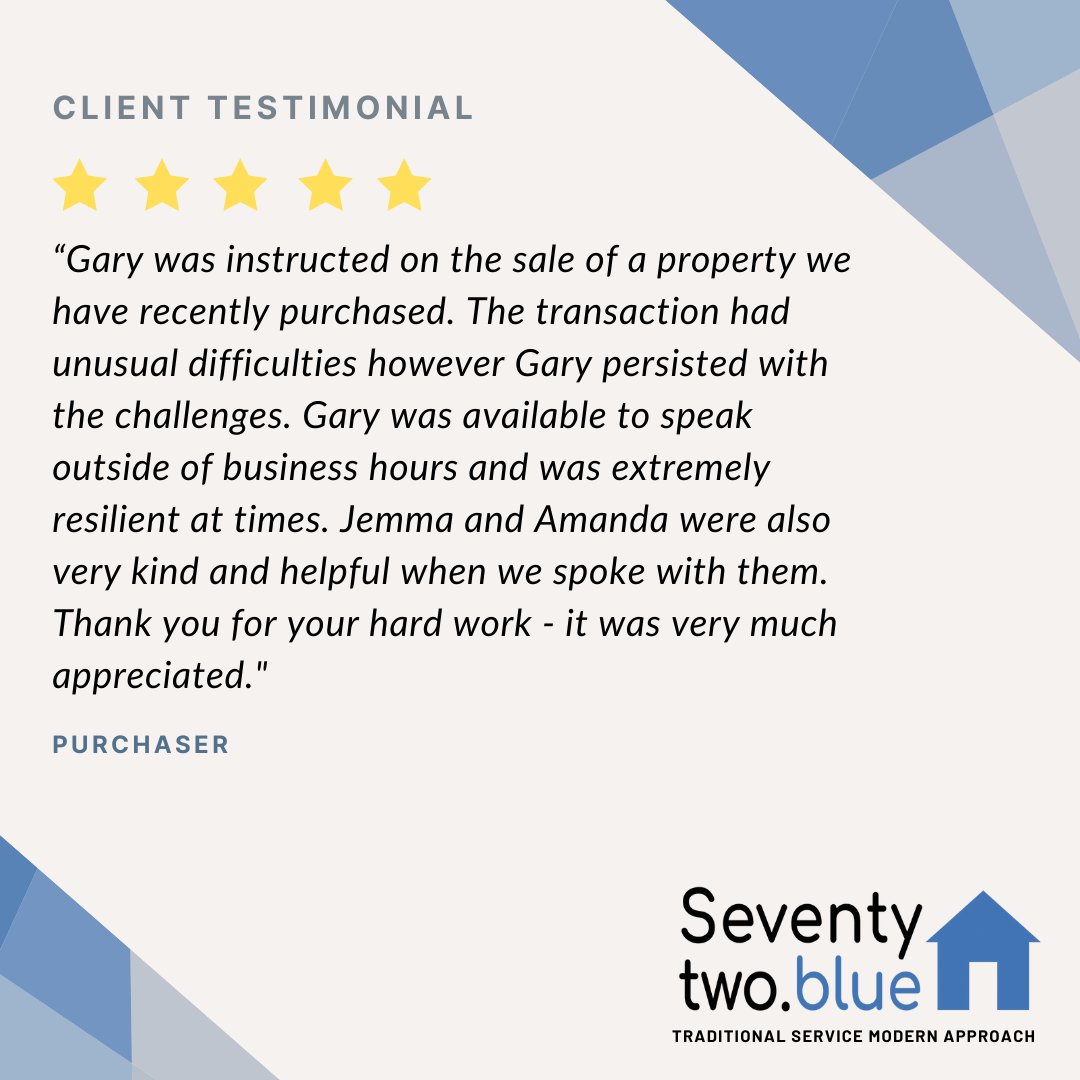 SeventyTwoBlue's tweet photo. #FeedbackFriday - a lovely review from a recent purchase. We look forward to seeing the transformations in the near future.

If you're considering selling, call 01202 375 515 to book your FREE #valuation. 

#Bournemouth #BournemouthEstateAgent #EstateAgent #sellingyourhome https://t.co/trzHSnx6hM