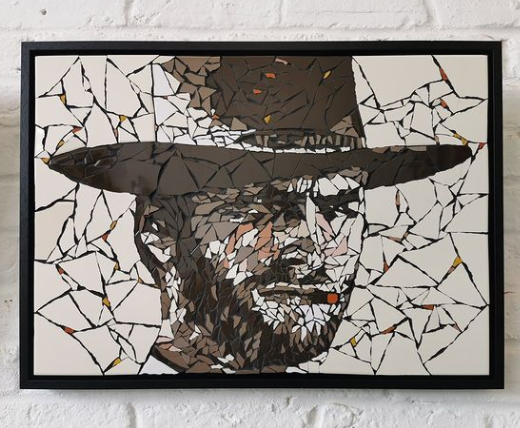 bespoke_framer's tweet photo. An icon of a Bygone era. Clint Eastwood, a beautiful mosaic by our number one artist @rosiebryan61. Framed in a tray frame. Rose work can be seen at @CapitalArtGallery 

#clinteastwood #capitalartgallery #rosiebryan #pictureframing #pictureoftheday #thebespokeframer #originalart https://t.co/L8VafoW30Z