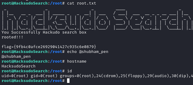 Shubham_pen's tweet photo. @vishalhwaghmare, congrats! A dependable yet basic lab from the #hacksudo series, containing your lab (hacksudo: search), is still available on @VulnHub. For beginners, this is a must-try.
#bugbountytip #Linux #infosec #ransomware #Malware #WebSecurity #CTF #Cybersecurity https://t.co/EfFud4paQv