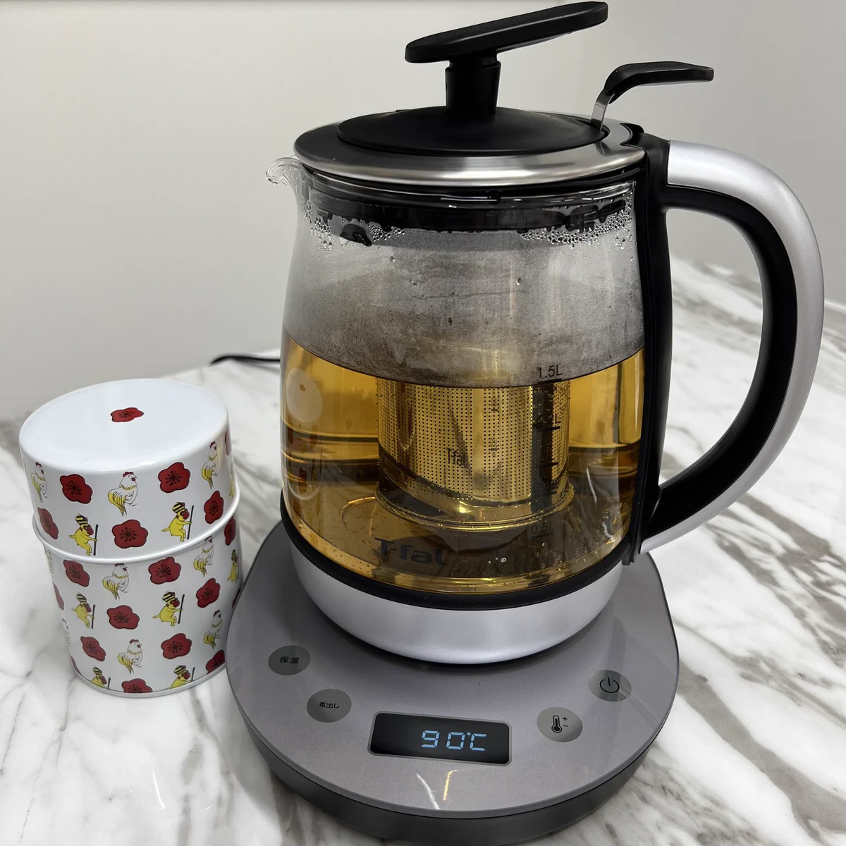 茶こし付きで細かい温度設定も可能！ティファールの電気ケトル「テイエール」が万能すぎる！