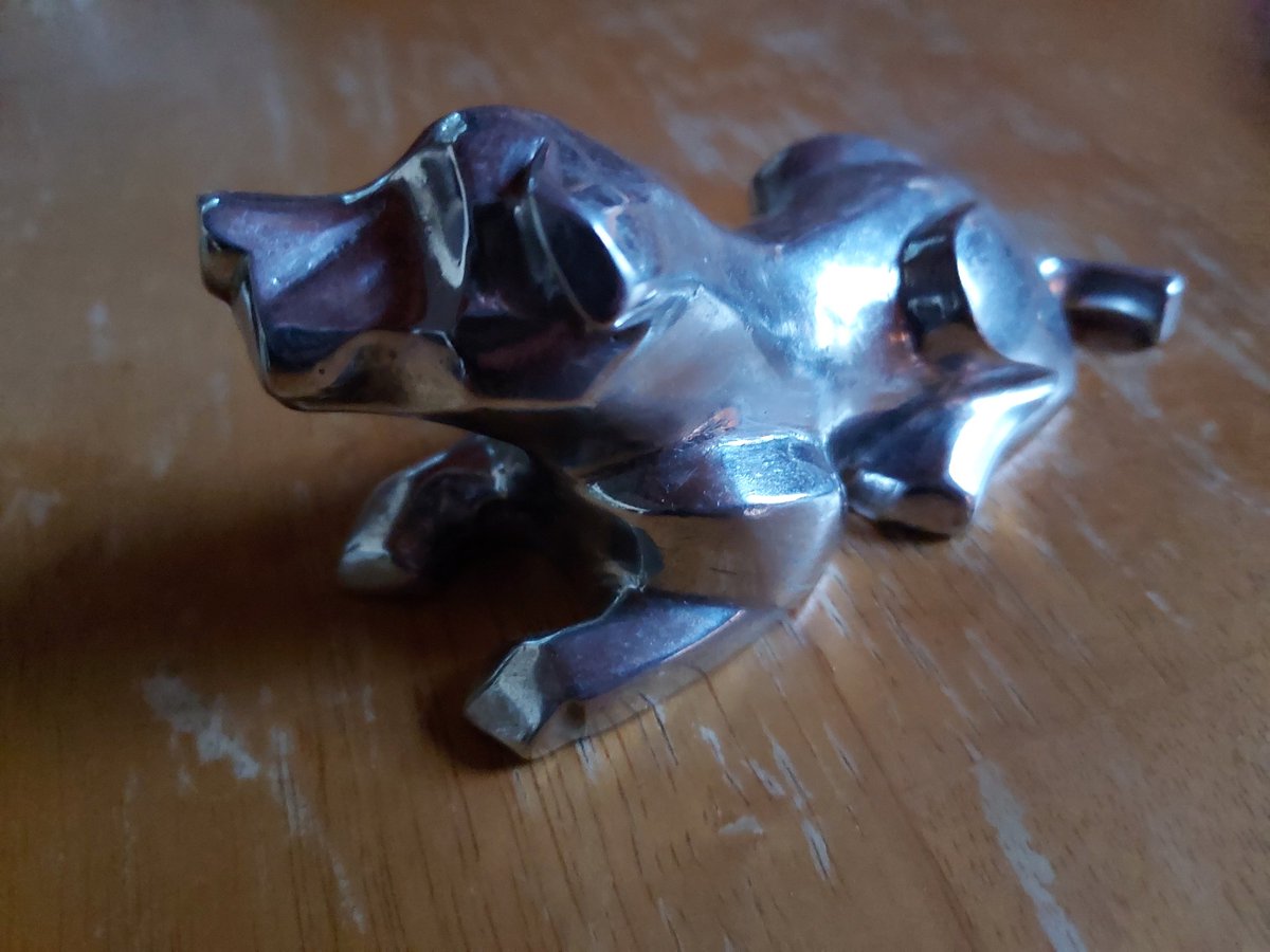 FindingRRJack's tweet photo. #Museum30 artwork: tiny Owney sculpture by artist Brad Oldham https://t.co/cPmWAtSshJ