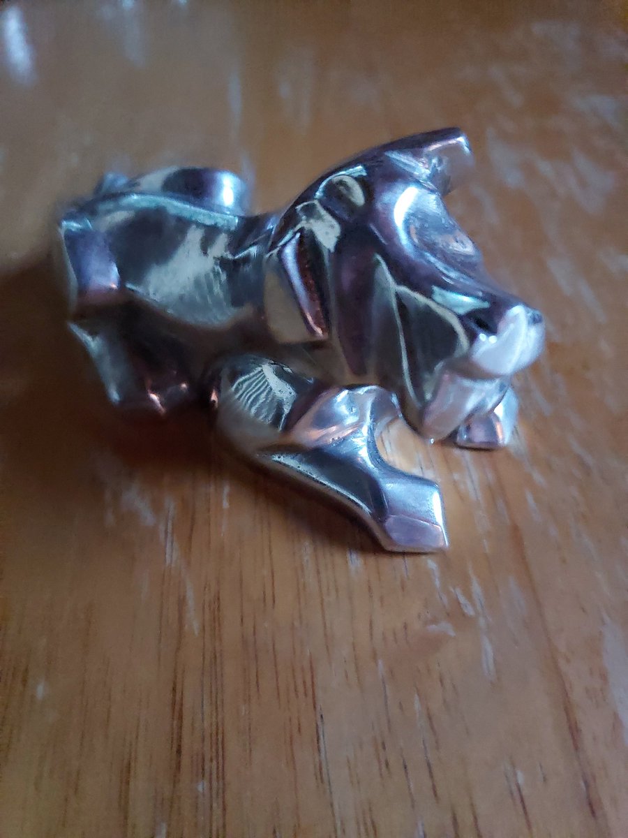 FindingRRJack's tweet photo. #Museum30 artwork: tiny Owney sculpture by artist Brad Oldham https://t.co/cPmWAtSshJ