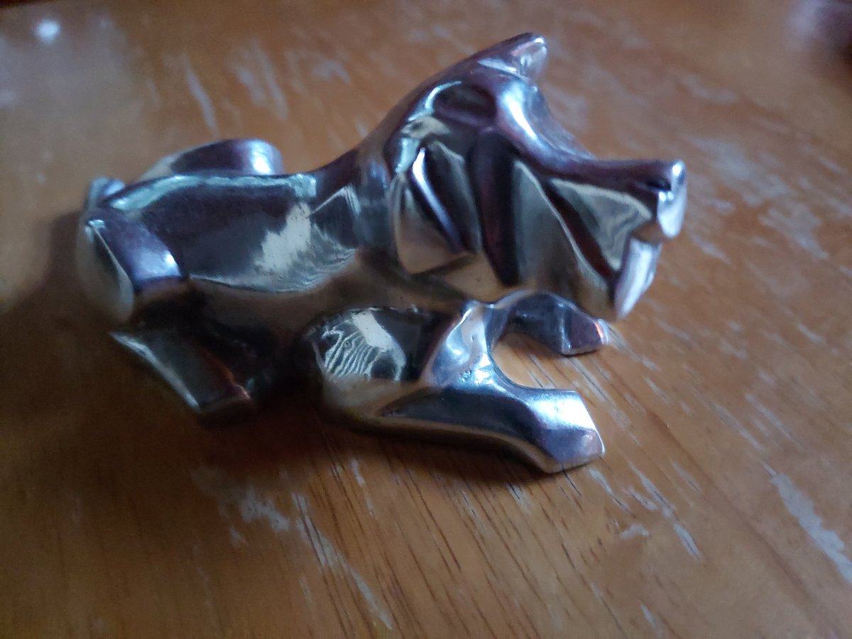 FindingRRJack's tweet photo. #Museum30 artwork: tiny Owney sculpture by artist Brad Oldham https://t.co/cPmWAtSshJ