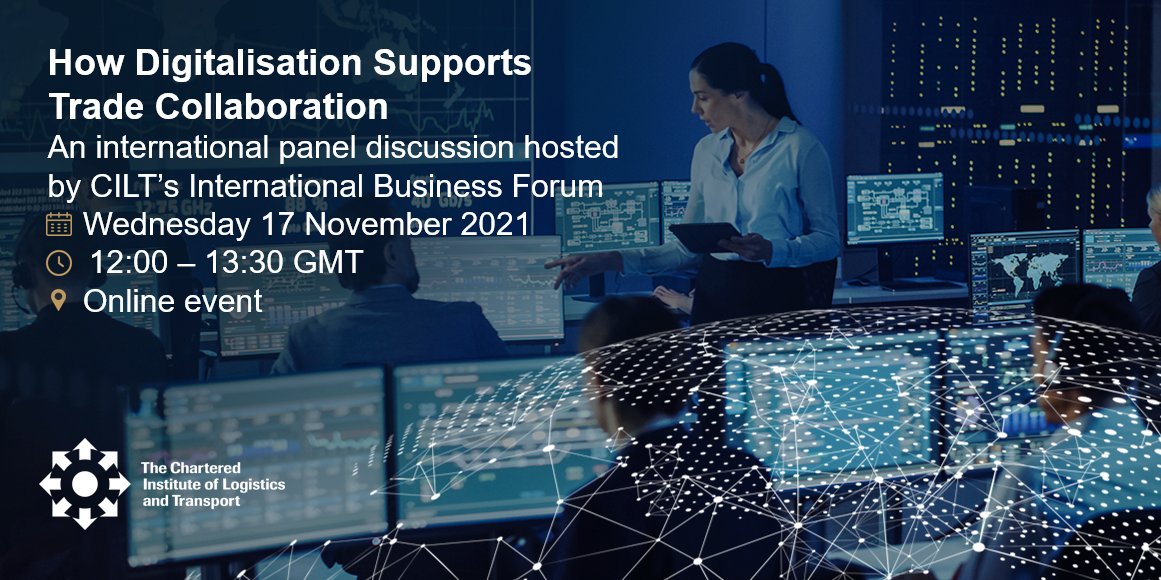 cilt_global's tweet photo. Register and find out more about the IBF international panel discussion on Trade Collaboration: https://t.co/QTCYCjT60z

#Digitalisation #Industry40 #TradeCollaboration #IBF #WeAreCILT https://t.co/xnQGCjvIQK