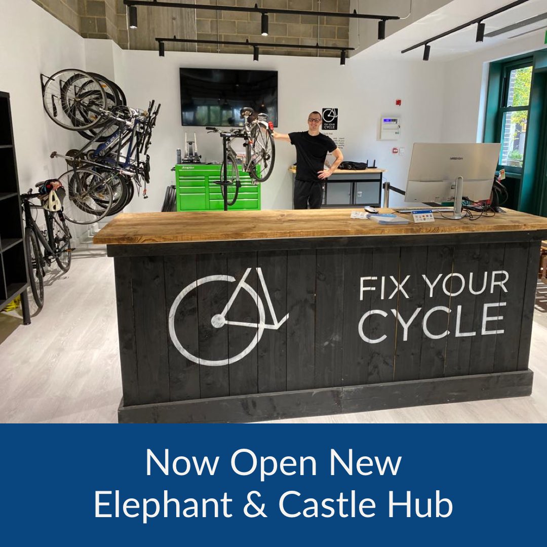 FixYourCycle's tweet photo. We’re open in our new home: 14 Ash Avenue, Elephant Park, London SE17 1GQ
.
.
.
#fixyourcycle #bike #maintenance #london #ebike #ebikes #cycling #cycle #bicycle #bikeshop #repairs #londoncycling #ride #safety #fix #cycle #cyclelife #rider #cyclinglife #ridingbike #bikerepair https://t.co/cFmsUPq2Lk