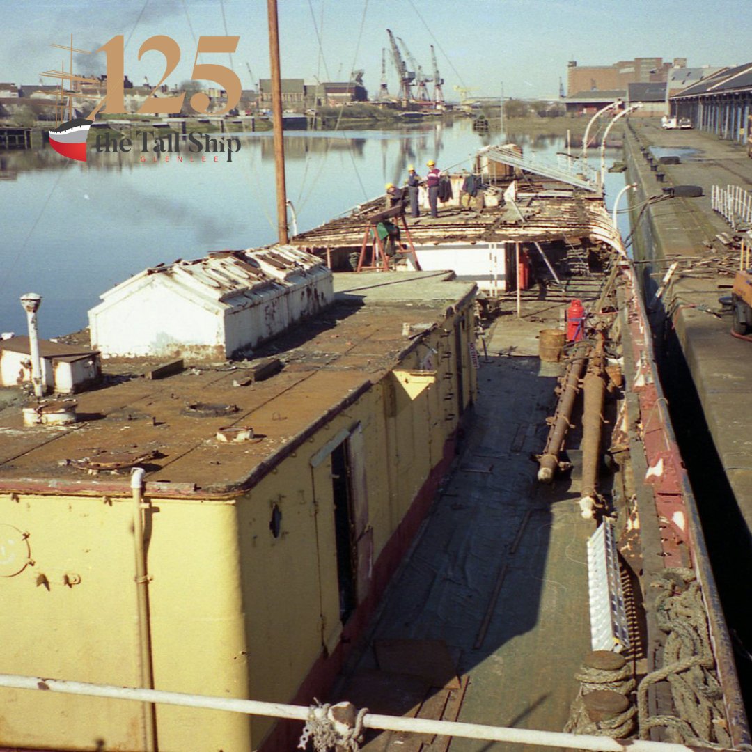 The_Tall_Ship's tweet photo. 1993– Galatea arrived in Greenock on 9th June. It was re-painted and the bowsprit re-fitted before being towed to Yorkhill Quay in Glasgow. On 6th July it was renamed Glenlee by the Lord Provost
Learn more - https://t.co/wdvib8pOMc
#shipshapeforchange #glenlee125 #powerofsail https://t.co/35W4CoaubS