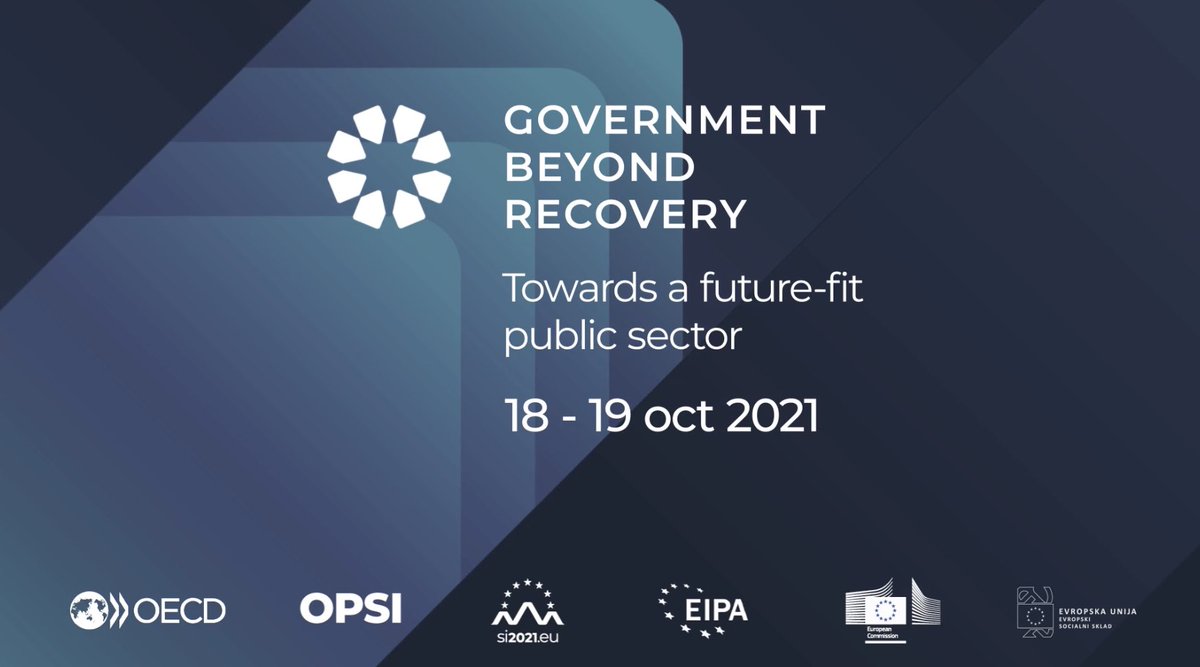 inovativen's tweet image. 🎯V kakšni prihodnosti si želimo živeti?
🎯Kako se vlade lahko pripravijo na prihodnost?

Odgovore smo iskali oktobra na 🌏 globalni konferenci Vlade po okrevanju: na prihodnost pripravljeni javni sektor.

👉 youtube.com/watch?v=sTz-8W…

#GovRecovery #Innovation #Cocreation #OECD