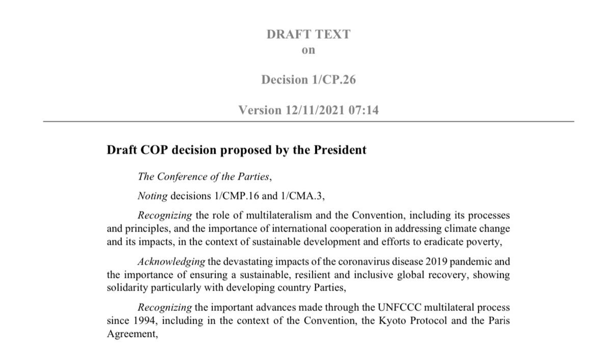 clemetivier's tweet photo. The 🆕draft of the #COP26 cover decisions is out!

🌱On #Nature, the picture is positive 👍
👉The role of nature for climate mitigation, adaptation &amp; implementation is clearly recognized. 💪Let’s keep it this way in the final text!
https://t.co/uOg33jEmwE 
https://t.co/PW55SyBVad https://t.co/ejgeGq76Y0