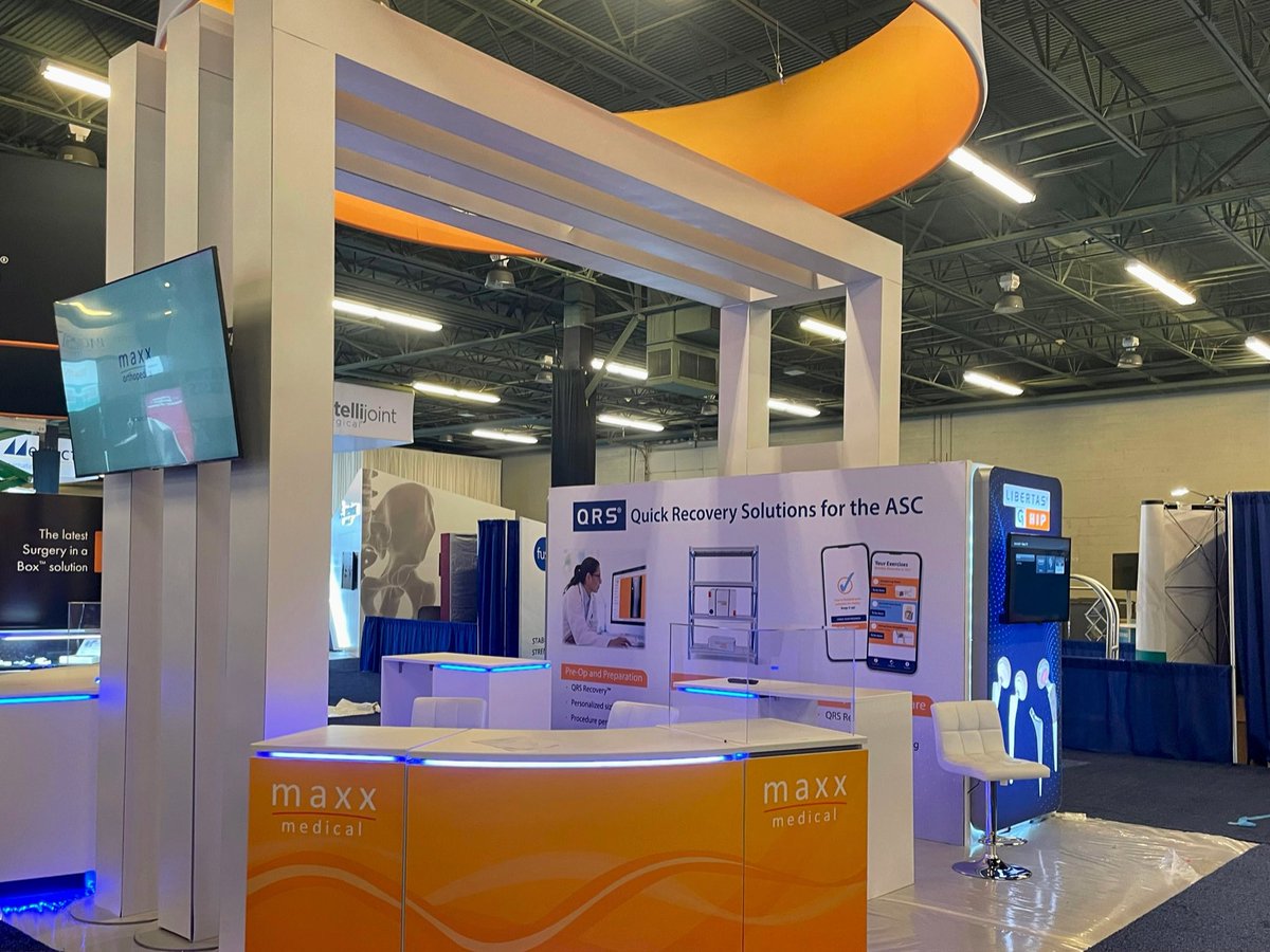 phillyshah's tweet photo. Time to open at @AAHKS! Looking forward to reconnecting with our #Arthroplasty community live! #freedomknee #qrs #innovation https://t.co/c3ZvNDpvou