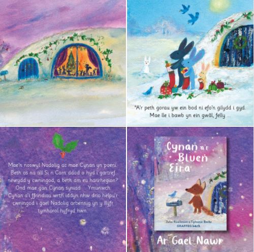 RawlinsonJulia's tweet photo. ❄️Fletcher and the Snowflake Christmas is now out in Welsh! "With cosy illustrations and charming stories…the perfect Christmas story to add to your Christmas bookshelf."❄️ #FletchersFourSeasons #WelshLanguageBooks https://t.co/HojeRDum1Y https://t.co/gyIqh6yqsd